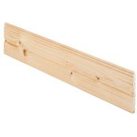 Timber Cladding Smooth Cladding (T)7.5mm (W)95mm (L)890mm Pack Of 10 - 3663602036746