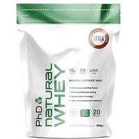 PhD Natural Whey Protein Powder - Chocolate (500g)