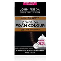 John Frieda Precision Foam Colour Deep Brown Black 3N 130ml
