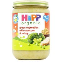 HiPP Organic Green Vegetables With Couscous & Turkey 7+ Months 190g