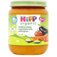 HiPP Organic Mediterranean Vegetables With Aubergines 6+ Months 125g