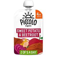 Piccolo Organic Sweet Potato, Beetroot, Apple & Pear Stage 1 100g