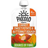 Piccolo Organic Carrot, Squash & Sweet Potato With A Hint Of Parsley Stage 1 100g