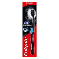 Colgate 360 Medium Black Manual Toothbrush