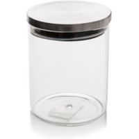 Sabichi 800ml Silver Glass Storage Jar