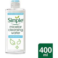 Simple Water Boost Micellar Cleansing Water - 400 Ml