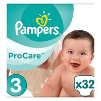 Pampers Procare Premium Protection Size 3, 32 Nappies, 5-9kg