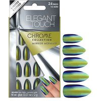 Elegant Touch Chrome Nails Mirror Mermaid
