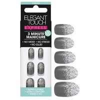 Elegant Touch Express Trend Nails Grey Glitter