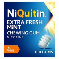 Niquitin Extra Fresh Mint 4mg Medicated Chewing Gum 100s