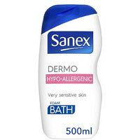 Sanex Dermo Hypo Allergenic Bath Foam 500ml