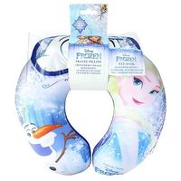 Disney Frozen Travel Pillow And Eye Shade Set