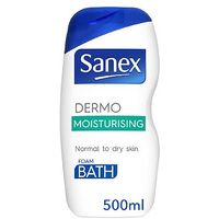 Sanex Dermo Moisturising Bath Foam 500ml