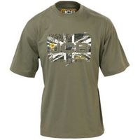 JCB Olive Heritage T-Shirt Medium