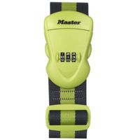 Master Lock Polyester 3 Digit Combination Luggage Strap (W)25mm