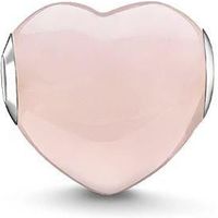 Thomas Sabo Karma Beads Rose Quartz Pink Heart Charm