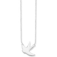 Thomas Sabo Glam And Soul Sterling Silver Swallow Necklace D