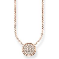 Thomas Sabo Glam And Soul Silver Rose Gold Necklace
