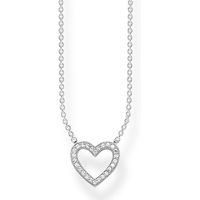 Thomas Sabo Glam And Soul Silver Heart Necklace