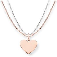 Thomas Sabo Love Bridge Rose Gold Heart Necklace