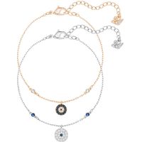 Swarovski Crystal Wishes Blue Evil Eye Bracelet Set