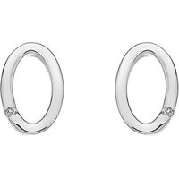 Hot Diamonds Orbit Sterling Diamond Stud Earrings