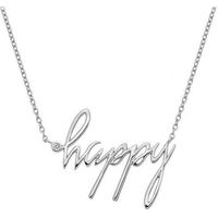 Hot Diamonds Sterling Silver Happy Necklace D