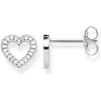 Thomas Sabo Glam And Soul Silver Heart Stud Earrings Large