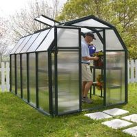 Rion Eco Grow 6X10 Acrylic Glass Twinwall Greenhouse