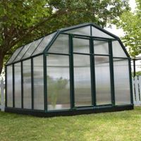 Rion Hobby Gardner 8X8 Acrylic Glass Twinwall Greenhouse