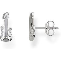 Thomas Sabo Glam And Soul Silver Guitar Stud Earrings D