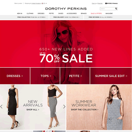 Dorothy Perkins - UK's Largest Womenswear Retailer