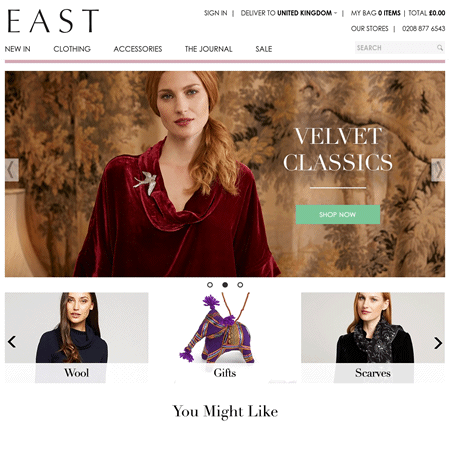 East - Womenswear Retailer
