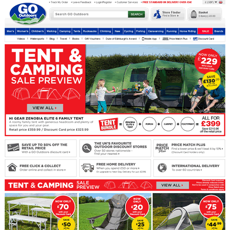 Go Outdoors - Camping and Outdoor Retailer