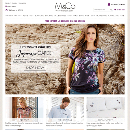 M&Co - Clothing and Homeware Retailer