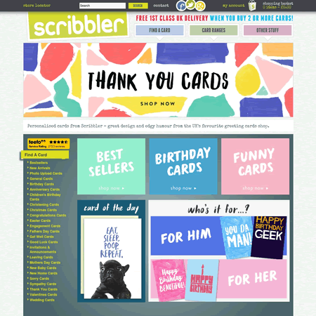 Scribbler - Greeting Card Retailer